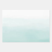 Gouden Confetti Stippen Aqua Mint Inpakpapier Vel (Voorkant 2)