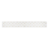 Gouden Confetti Stippen Grosgrain Lint (Voorkant)