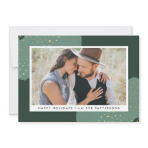 Gouden Confetti | Vakantie Fotokaart