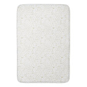Gouden Confetti Waterverf Stippen Badmat (Voorkant Verticaal)
