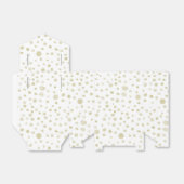 Gouden Confetti Waterverf Stippen Favoriet Box Bedankdoosjes (Uitgevouwen)