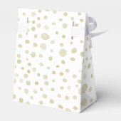 Gouden Confetti Waterverf Stippen Favoriet Box Bedankdoosjes (Achterkant)