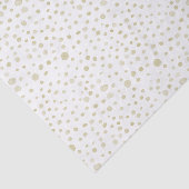 Gouden Confetti Waterverf Stippen Weefsel Papier (Detail)