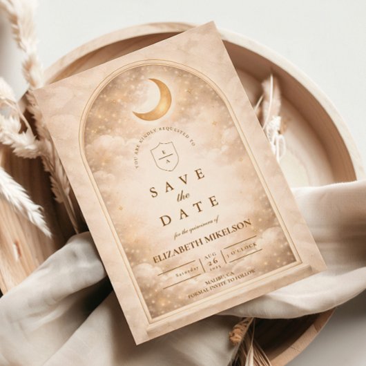 Gouden Constellatie Quinceañera Save The Date