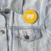 Gouden COPD-bewustzijnsmaand Knop Ronde Button 5,7 Cm (In situ)