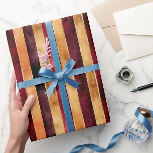 Gouden Crème Bloem Verjaardag Cadeaupapier (Geschenken)