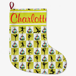  GOUDEN CUSTOM SKATING KERSTKOUS GROTE KERSTSOK