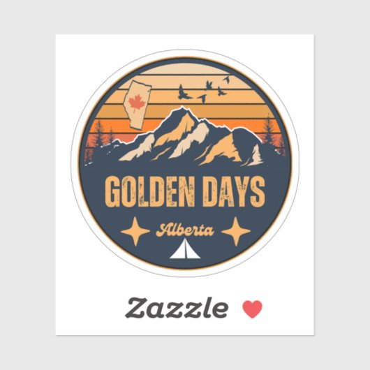 Gouden Dagen, Alberta Sticker (Vel)