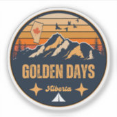 Gouden Dagen, Alberta Sticker (Voorkant)