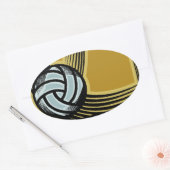 Gouden Dagen - Ovale Sticker (Envelop)