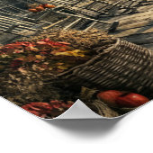 Gouden Dagen van de Herfst AI Art Poster (Hoek)