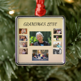 Gouden Dageraad Oma Herinneringen Metalen Ornament