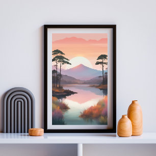 Gouden Dageraad Reflecties Poster