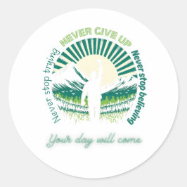 Gouden Dageraad: Uw dag zal komen Ronde Sticker