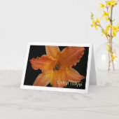 Gouden Daglelie Naam Dag of Verjaardag Groet Kaart (Gele Bloem)