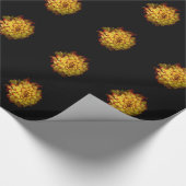 Gouden Dahlia Inpakpapier (Hoek)