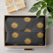 Gouden Dahlia Tissuepapier (Geschenk)