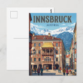 Gouden Dak Oostenrijk Briefkaart (Voorkant / Achterkant)