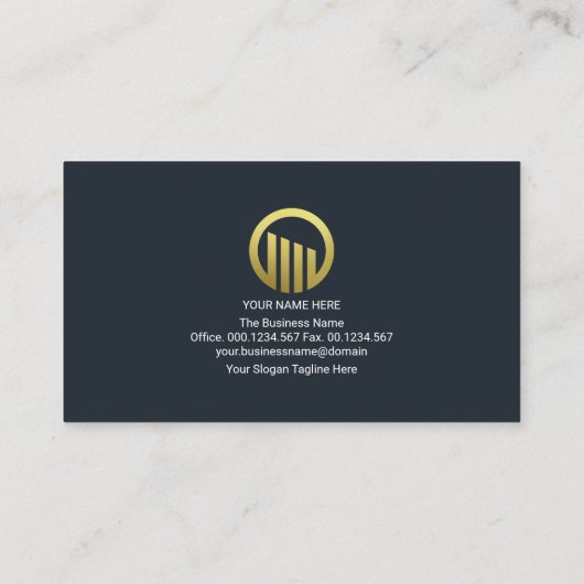 Gouden dakraam bouwconstructie visitekaartje (Achterkant)