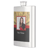 Gouden damask fotosjabloon flacon (Links)
