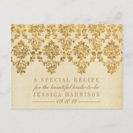  gouden Damask Vrijgezellenfeest Recept Kaarten