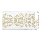Gouden damast Elegantie Case-Mate iPhone Case (Achterkant (Horizontaal))