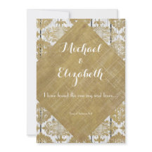  gouden damast en hout met bijbelvers