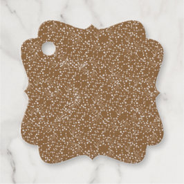 Gouden Damast Fancy Favor Label