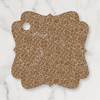 Gouden Damast Fancy Favor Label