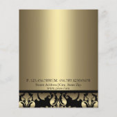 Gouden Damast Flyer (Achterkant)