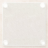 Gouden Damast Glas Onderzetter (Achterkant)