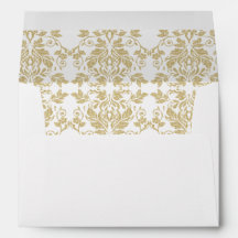 Gouden Damast Inside White