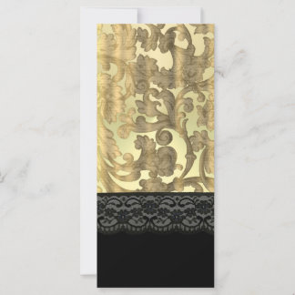 Gouden damast & kant