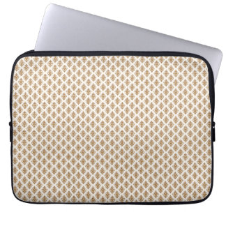 Gouden Damast Naadloos Vintage Patroon. Laptop Sleeve