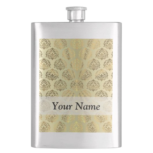 Gouden damast patroon flacon (Voorkant)