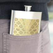 Gouden damast patroon flacon (Voorbeeld)