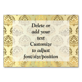 Gouden damast patroon kaart