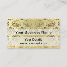 Gouden damast patroon