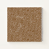 Gouden Damast Spiraal Notebook Notitieboek (Achterkant)