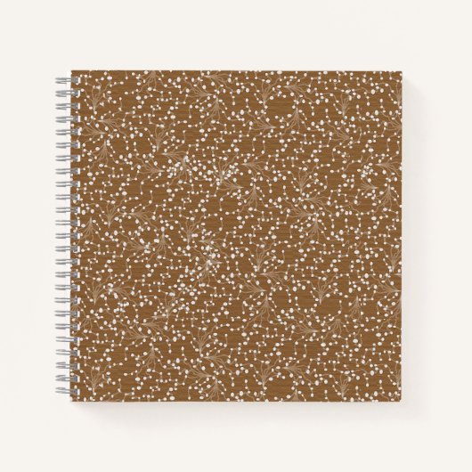 Gouden Damast Spiraal Notebook Notitieboek (Voorkant)