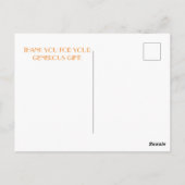 Gouden Dame van ART NOUVEAU Briefkaart (Achterkant)