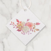 Gouden dank u bruiloft bedankjes labels (Achterkant)