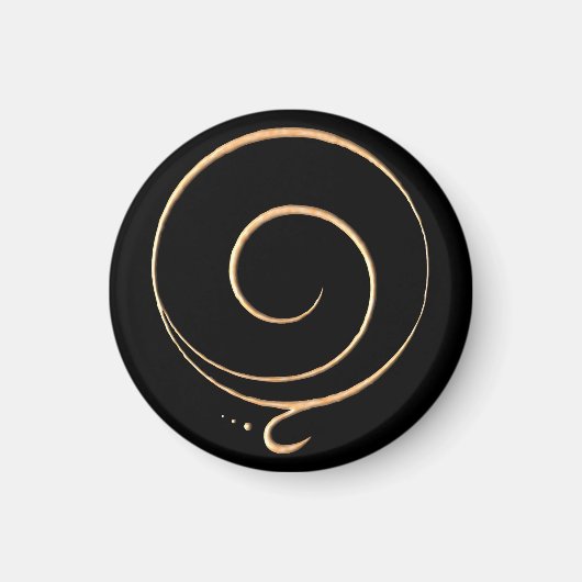 Gouden Dankbaarheid Magneet (Voorkant)