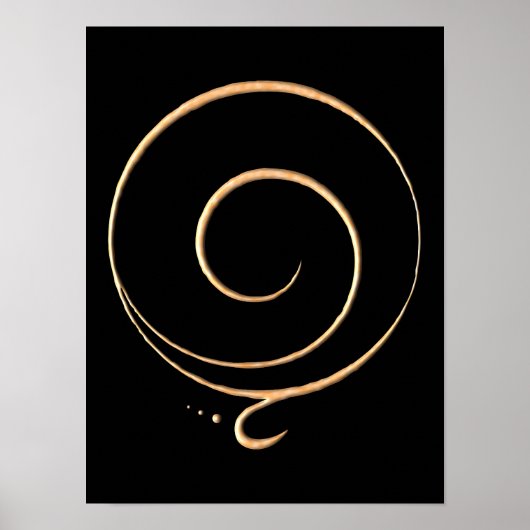 Gouden Dankbaarheid Poster (Voorkant)