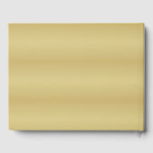 Gouden decoratief gastenboek (Achterkant)