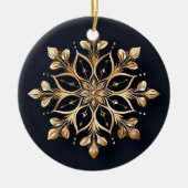 Gouden Decoratieve Bloem Ornament (Voorkant)