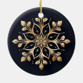 Gouden Decoratieve Bloem Ornament (Achterkant)