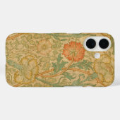 Gouden decoratieve bloemen Case-Mate iPhone case (Achterkant (horizontaal))
