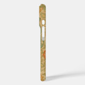 Gouden decoratieve bloemen Case-Mate iPhone case (Achterkant / Links)