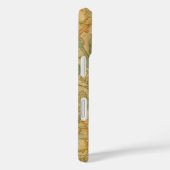Gouden decoratieve bloemen Case-Mate iPhone case (Achterkant / Rechts)